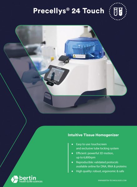 Precellys 24 Touch Homogenizer Bertin Technologies 57210